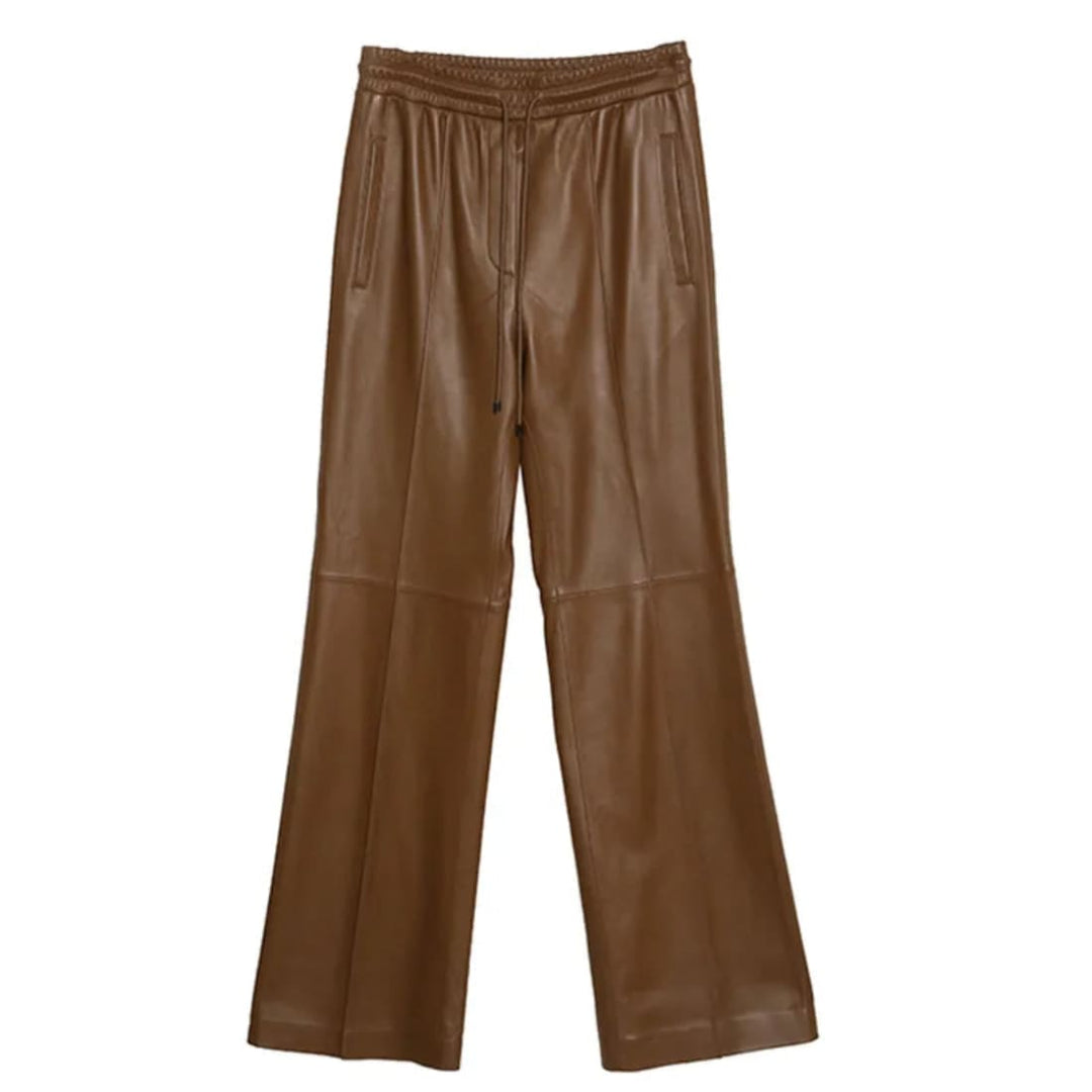 Comfy Cielo Leather Pants L (Us 4 - 6) / Coffee Pants