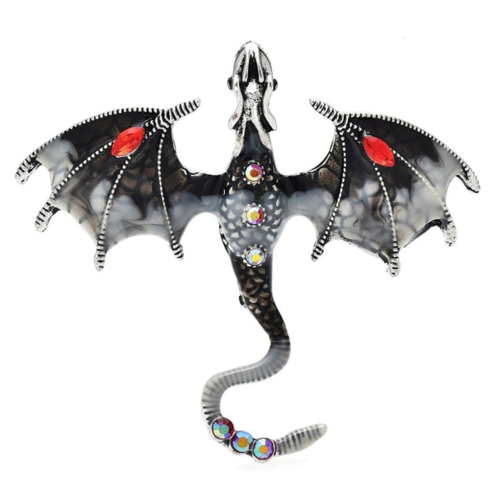 Broche Dragon Preto Acessórios