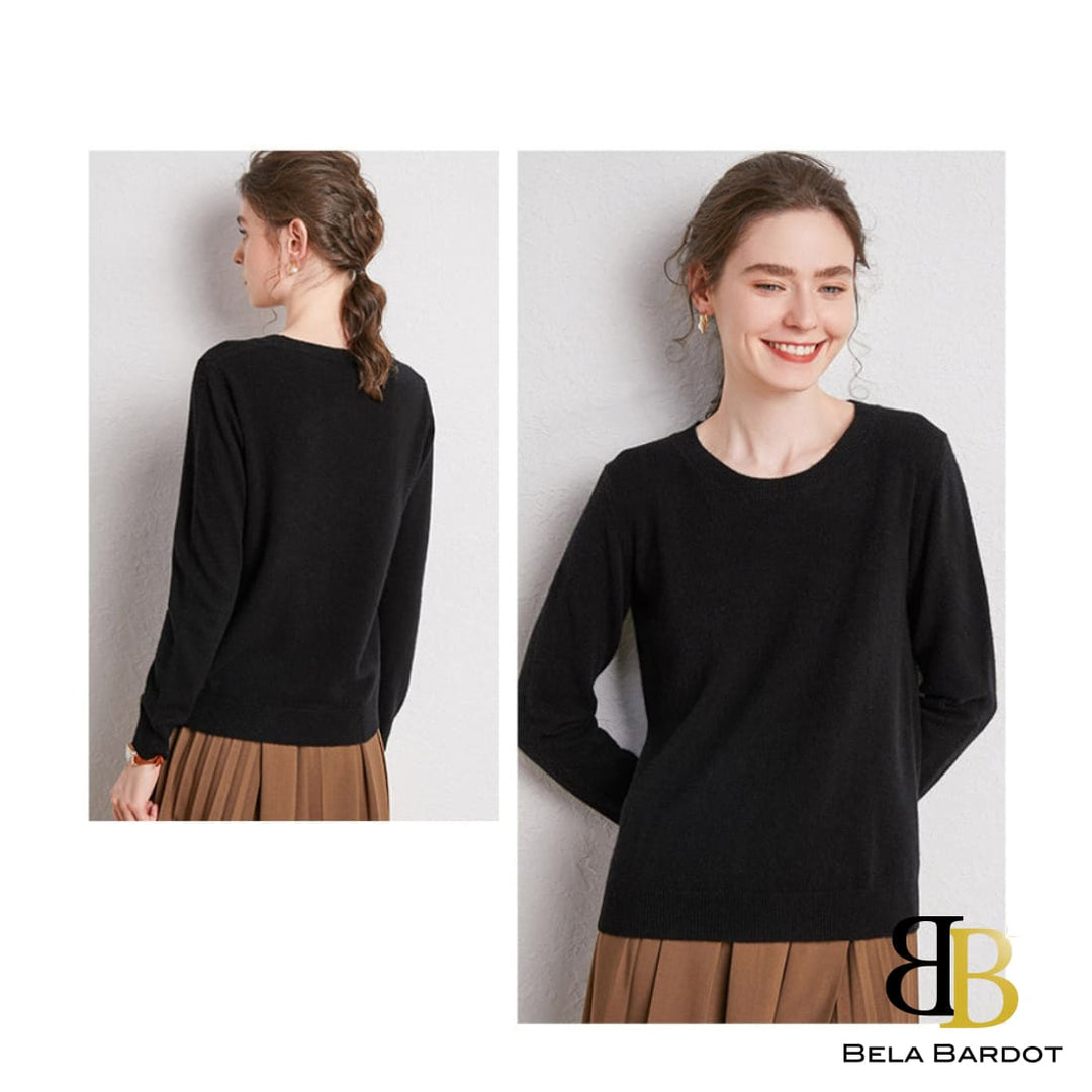 Blusa Lã Merino Emma Simple Blusa De Frio