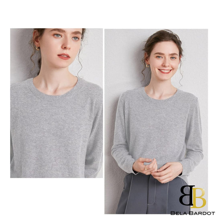 Emma Basic Merino Wool Blouse Blusa De Frio