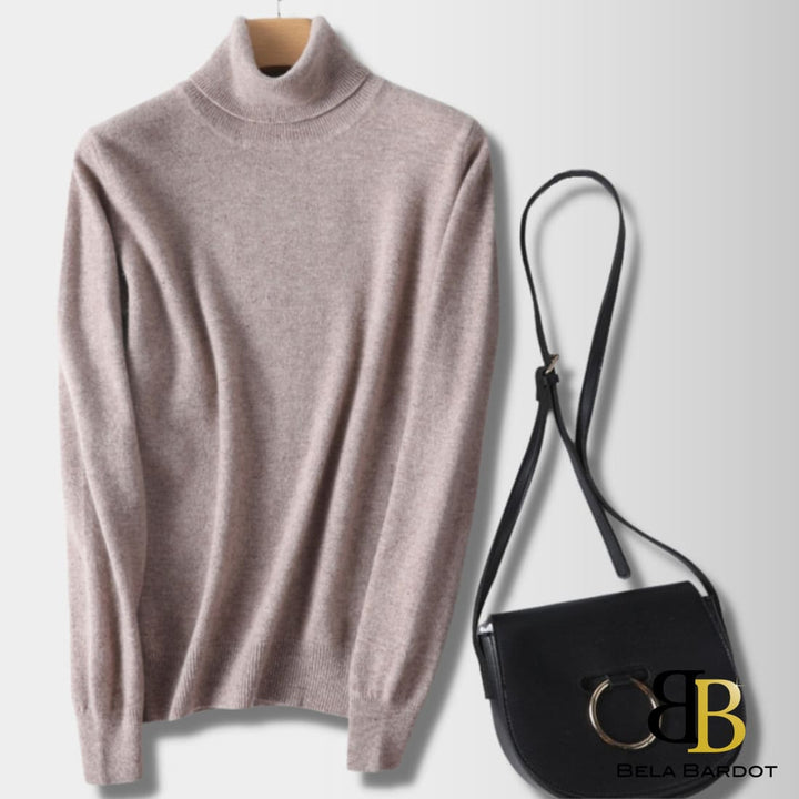 Blusa Lã Merino Turtleneck Emma Blusa De Frio