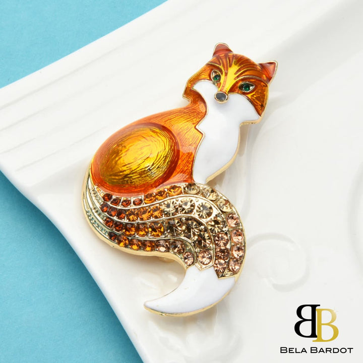 Broche Foxie Acessórios