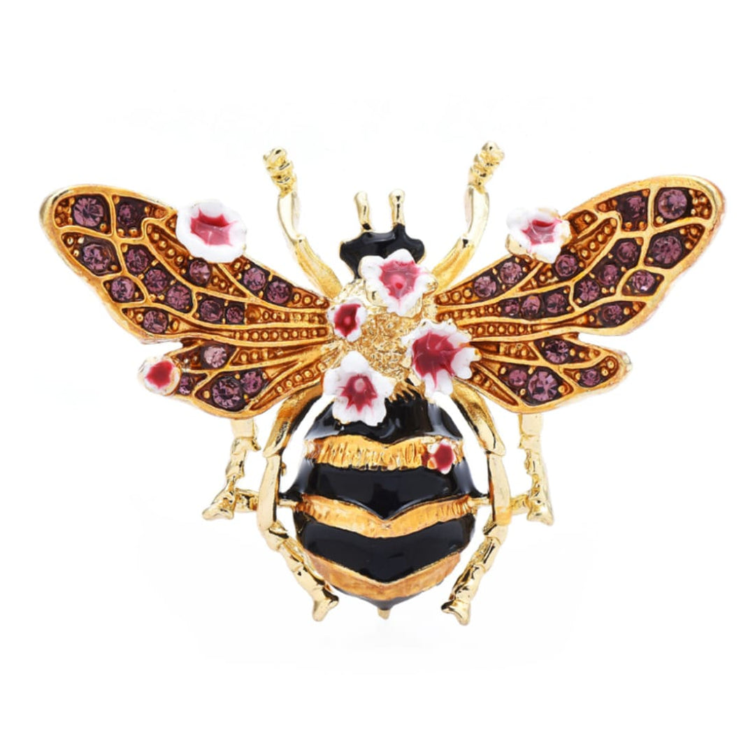 Broche Honey Bee Amarelo Acessórios