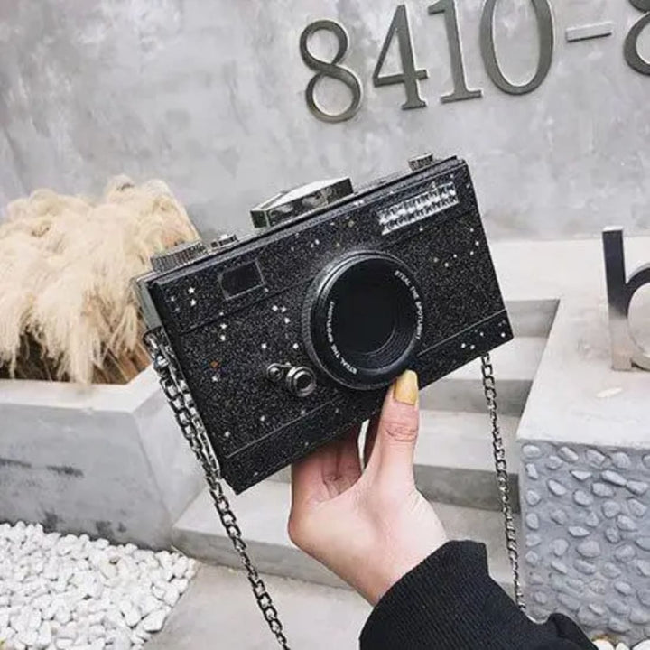 Piper Camera Glamour Clutch Bag Black Acessórios