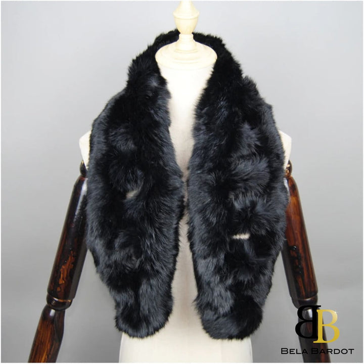 Zoe Luxury Rabbit Fur Scarf Scarf