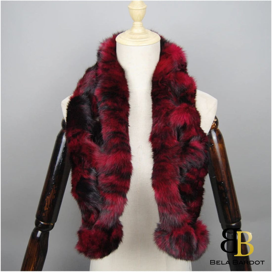 Zoe Luxury Rabbit Fur Scarf Scarf