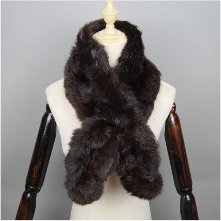 Zoe Luxury Rabbit Fur Scarf Scarf