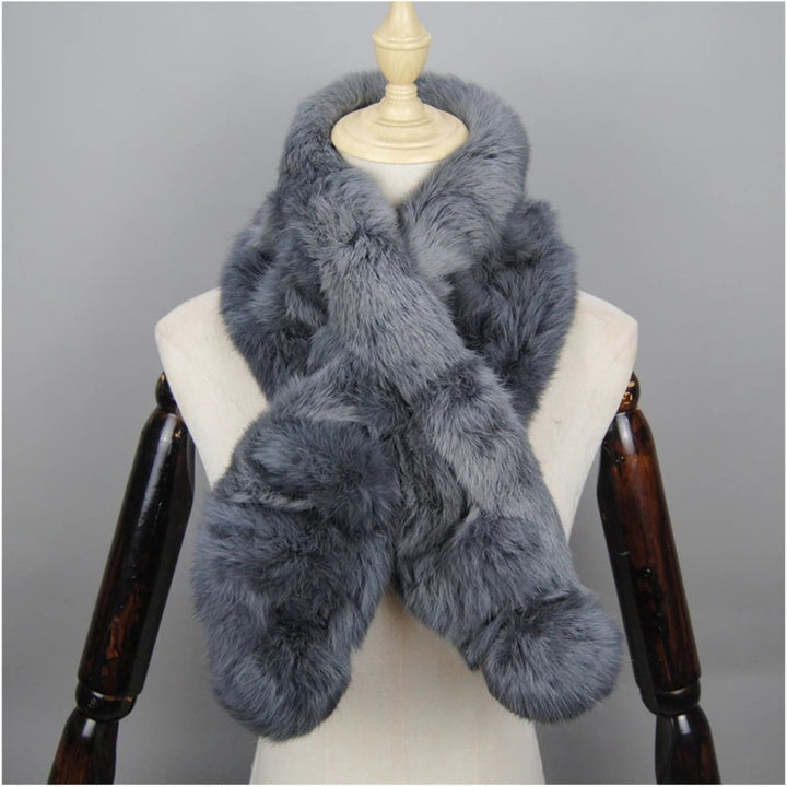 Zoe Luxury Rabbit Fur Scarf Scarf